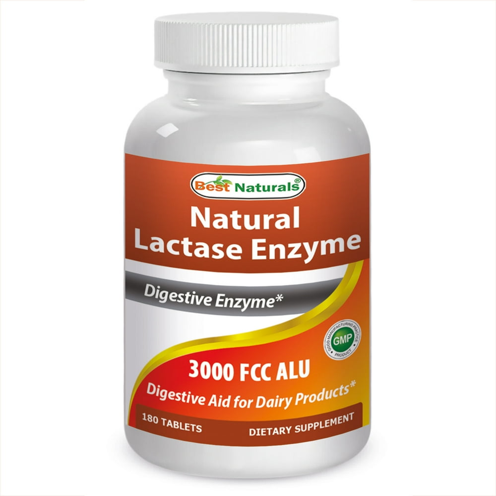 Best Naturals Lactase Enzyme 180 Tablets