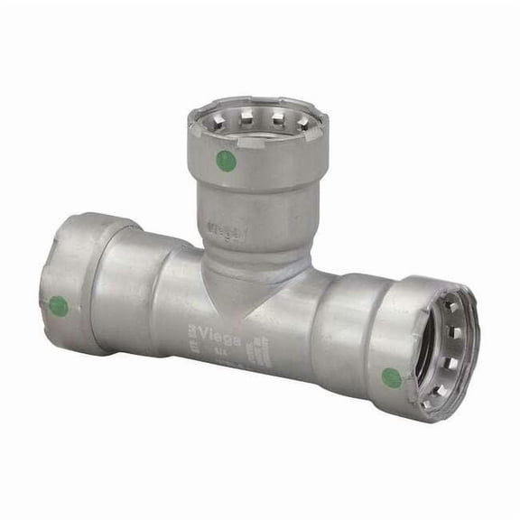 Viega Viega MegaPress tee, 3/4" x 3/4" x 1/2" 25330