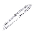 thumbnail image 5 of RYLOS Bracelets for Women 925 Sterling Silver Love Knot Tennis Bracelet Gemstone & Diamonds Adjustable to Fit 7"-8" Wrist, 5 Gorgeous 6X4MM Black Star Sapphire Jewelry for Women Friendship, 5 of 8