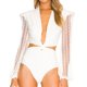 thumbnail image 5 of Traje de baño de una pieza para mujer, conjuntos de bikini para mujer, blusa de traje de baño holgada y cómoda con estampado de moda para mujer, traje de baño atractivo con cuello en V informal para m, 5 of 8