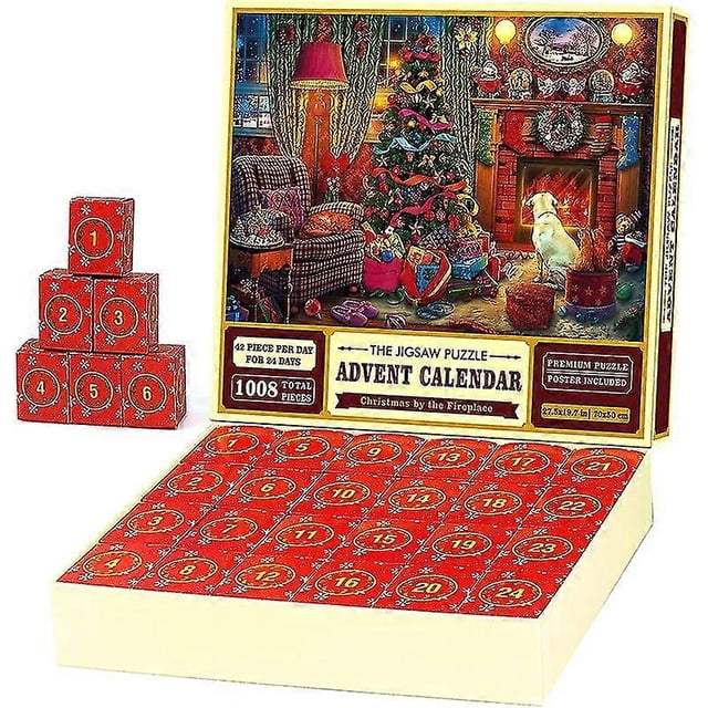 Advent Calendar 2023 Christmas Jigsaw Puzzle - 24 Parts 1008 Pieces Puzzles 26-27s