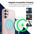 thumbnail image 5 of Entronix Magnetic Case for Galaxy S26 Ultra, Frosted Matte Back Shock-Absorbent Protective Cover, Pink, 5 of 5