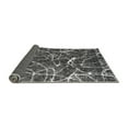 thumbnail image 2 of Ahgly Company Indoor Round Abstract Gray Modern Area Rugs, 4' Round, 2 of 4