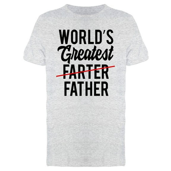 World's Greatest Father T-Shirt Men -Image by Shutterstock, Male Medium