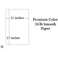 thumbnail image 5 of Premium Smooth Color Paper | for School Office & Home Supplies, Holiday Crafting, Arts and Crafts | Acid & Lignin Free | 24lb Paper - 100 Sheets per Pack | Celestial Blue | 11 x 17, 5 of 6