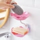 thumbnail image 4 of Jabonera de baño con drenaje automático, extraíble, de doble capa, con ventosa, para ducha, montaje en pared, soporte para esponja y jabón., 4 of 8