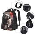 thumbnail image 2 of Balery Heart Guinea Pig Couple Mochila para hombre y mujer - Tela Oxford 600D resistente - Gran capacidad, resistente al agua, ideal para la escuela, viajes y senderismo, 2 of 6