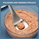thumbnail image 5 of Cuchara de prensa para hacer albóndigas de acero inoxidable 304 | Exprimidor de Carne de Mano para Cocina, Herramienta para Freír Bolas de Pescado | Fácil liberación, antiadherente, diseño de fuga, 5 of 8