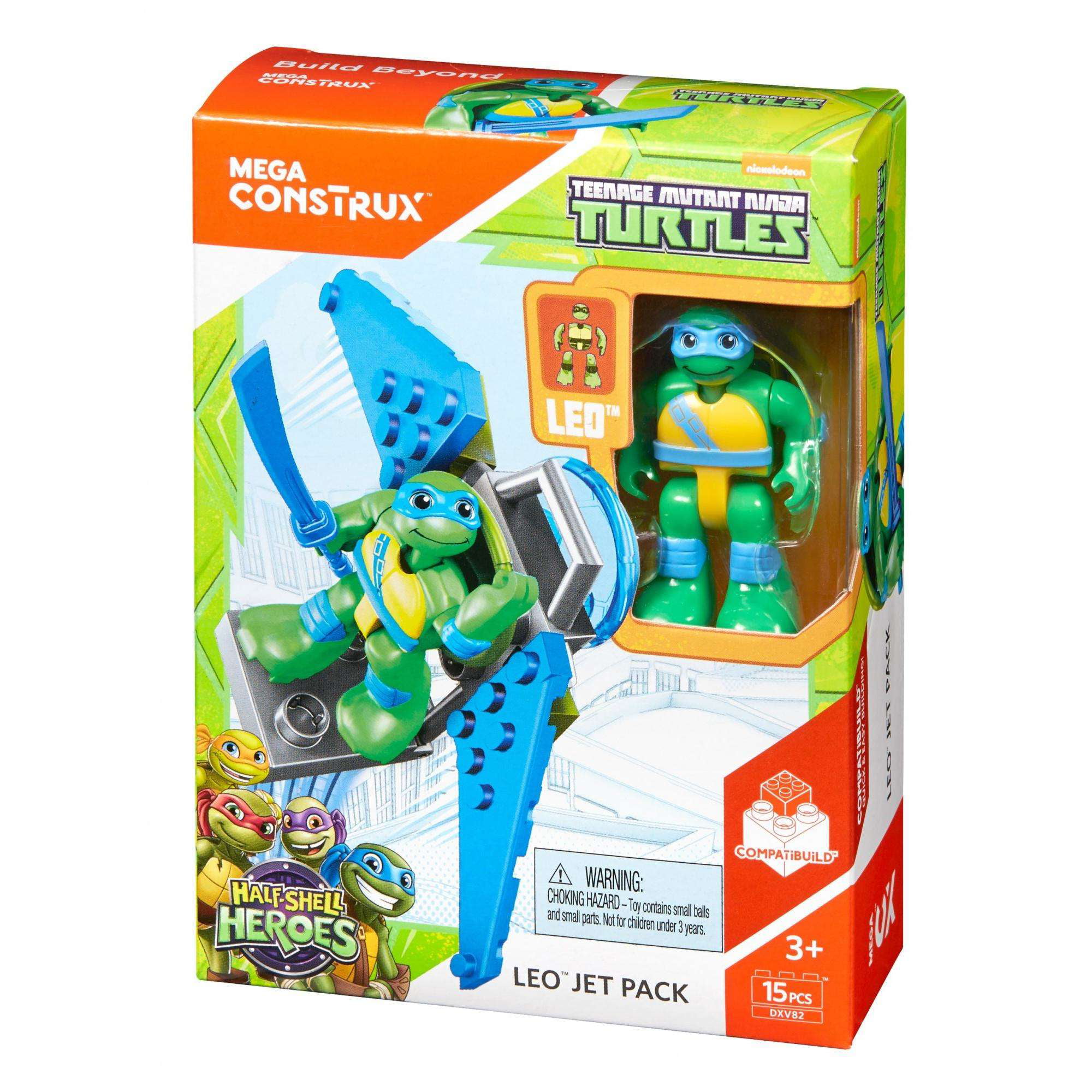 Mega Construx Teenage Mutant Ninja Turtles LEO JET PACK Pack Figure 
