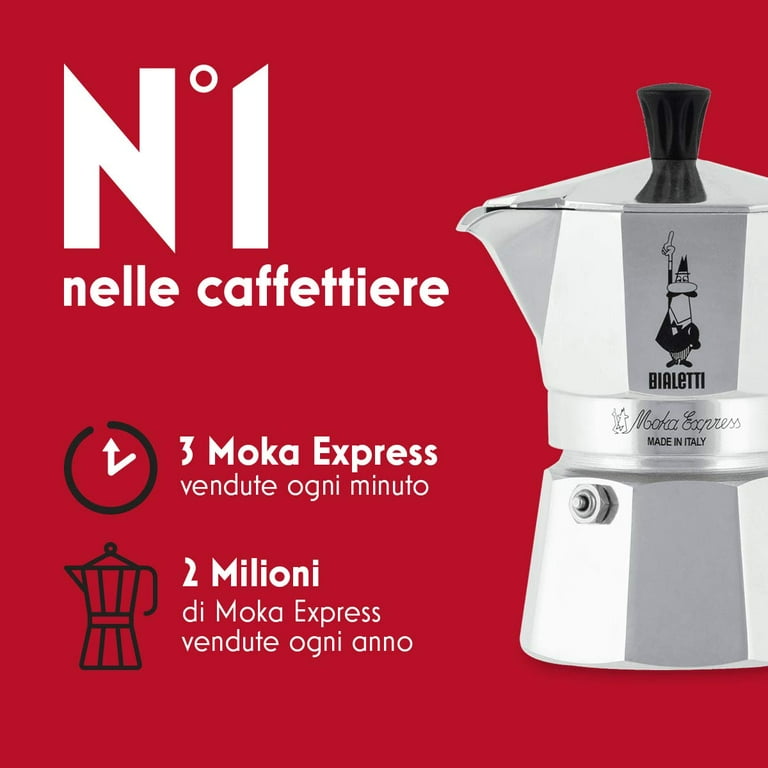 Bialetti Moka cream 3 cup italian coffee maker Walmart