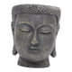 thumbnail image 4 of Maceta de resina con cabeza de Buda, estatua ornamental con drenaje 85 cm x 92 cm x 104 cm, 4 of 8