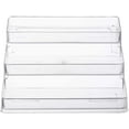 thumbnail image 4 of Home Intuition 3-Tier Spice Rack Step Shelf Cabinet Organizer, Clear (2), 4 of 6