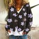 thumbnail image 1 of Puntoco Chaqueta Informal Con Botones Y Estampado De Moda Para Mujer, 1 of 5
