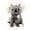 Black, variant on Soft White Koala Plush Toy Stuffed Animal Bear Cute Huggable Plushie for Kids Nursery and Birthday Gift