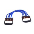 thumbnail image 4 of 5 Bandas de resistencia de tubos Banda de estiramiento Portable Versátil Fitness Ejercicio Pulga Expador de techo de cuerda, para ejercicio de brazos en casa Azul, 4 of 8