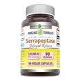 thumbnail image 1 of Amazing Formulas Serrapeptase Delayed Release | 120,000 IU Per Serving | 90 Servings | 90 Veggie Capsules, 1 of 4