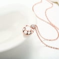 thumbnail image 5 of EOEMY Rose Gold Plated Necklace Pendant Heart Aaa Zirconia 19 Inches 1mm Lobster B166-Default, 5 of 7