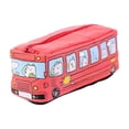 thumbnail image 2 of Gumesh Plush Cartoon Makeup Bag - Multiuse Soft Fuzzy Cosmetic Pouch for Women, Large Travel Toiletry Bag, Cute Pencil Case, Gift Idea (Red), 2 of 6