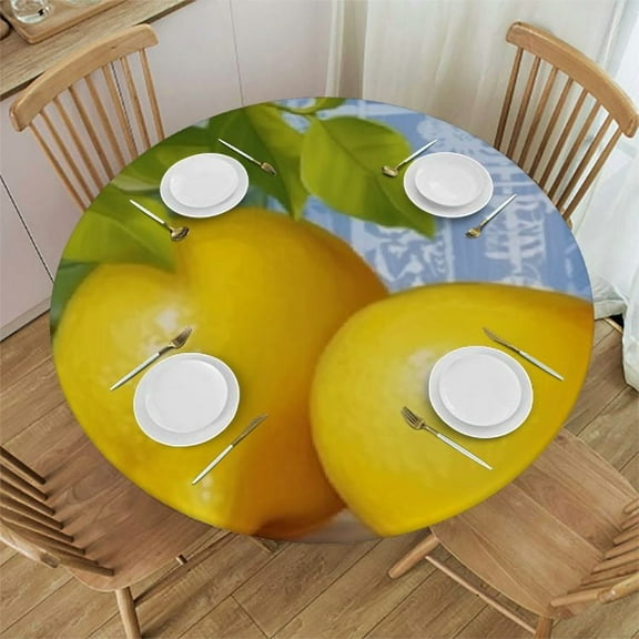 Round Tablecloth with Elastic,