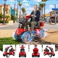 thumbnail image 5 of Xlluproid All Terrain Heavy Duty Mobility Scooter for Seniors & Adults,500 lbs Capacity,1000W 4 Wheel Electric Powered Scooter,Red, 5 of 11
