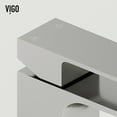 thumbnail image 6 of VIGO Dunn Single Handle Single Hole Bathroom Vessel Faucet in Brushed Nickel, 6 of 13
