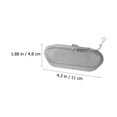thumbnail image 3 of FRCOLOR Tea Filter 2pcs Creative Tea Infusers Household Tea Strainers Kitchen Brine Filters (Silver),4.33"X1.89"X1.89", 3 of 4