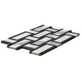 thumbnail image 5 of The Tile Life Stately Tre Basketweave Calacatta Polished Porcelain Mosaic Floor & Wall Tile, 9.5 x 14 in, 6-Piece, 5 of 13