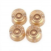 Musiclily Pro Inch Size Fine 24-Spline Guitar Knobs Tone Volume Speed Control Knobs for USA LP SG Style Electric Guitar, Gold (Set of 4)