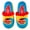 Swedish Fish Fuzzy, variant on M&M's Slip-On Slippers for Men & Women Large, Fuzzy Plush Candy House Shoes, Soft Indoor