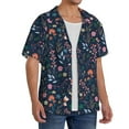 thumbnail image 2 of Kdxio Men'S Hawaiian Shirt For Men Short Sleeve Shirt Colorful Flowers Summer Casual Holiday Beach Button Down T-Shirts, 2 of 5