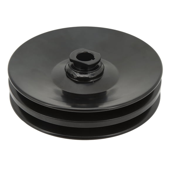 8948BLK, Polea De Dirección Asistida De OEM De Alta Resistencia De Doble Ranura De Metal Para Motor SBC 350 454