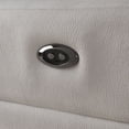 thumbnail image 4 of ACME Olwen Power Motion Sectional Sofa, Mocha Nubuck, 4 of 11
