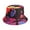 Black, variant on Odeerbi Hawaii Beach Hats for Men Women Reversible Bucket Hat for Sun Protection Sun Hat Color Painted Tie Dyed Fisherman Hats Outdoor Sunscreen Multicolor
