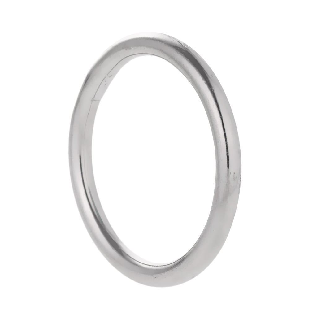 10pcs Welded 304 Stainless Steel Round O Ring 25mm Diameter 3mm Thickness 