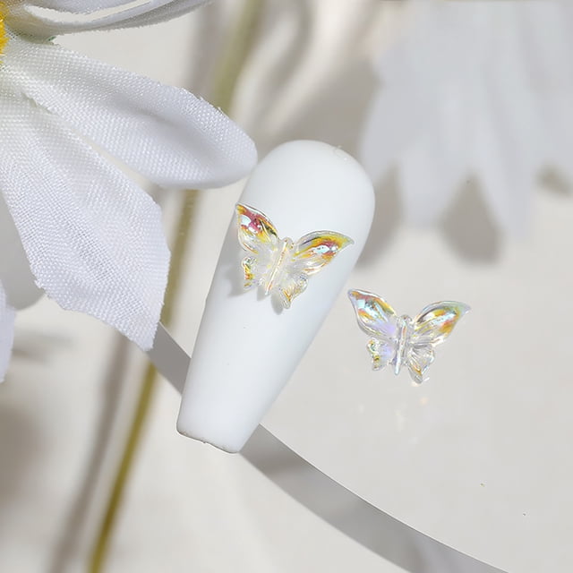 Xihbxyly Almacén de liquidación Joyas para uñas tridimensionales con lazo para manicura