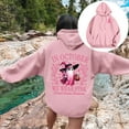 thumbnail image 4 of In October We Were Pink Hoodies for Women 2025 Cancer Awareness Halloween Hoodie Sweatshirt Pullover Tops, 4 of 6
