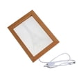 thumbnail image 4 of WHAMVOX Rustic Lighting LED Frame Light Photo Frame Lamp Wood Color Lighting for Families 1Set, 4 of 8