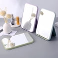 thumbnail image 5 of Miroir de Maquillage de Bureau, Miroir de Maquillage Pliable Simple Miroir de Maquillage Portable Miroir de Princesse Miroir Carré Miroir de Maquillage pour Femmes, 5 of 5