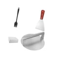 thumbnail image 1 of Prensa para Hamburguesas de Acero Inoxidable Strade Fareast Limited 22 cm, 1 of 8