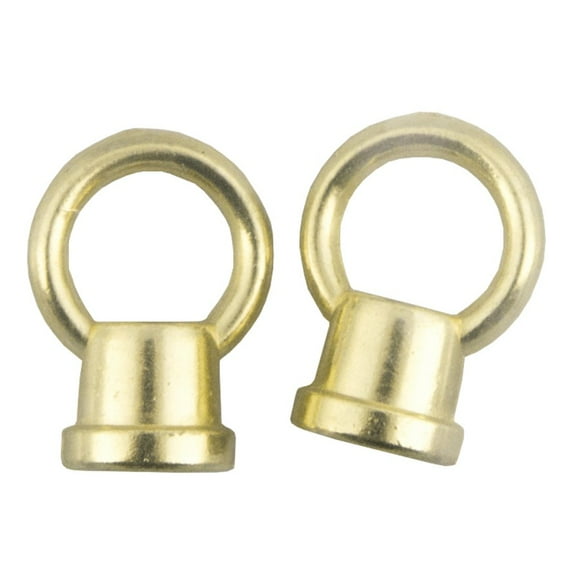 2 Pack 1/8 IPS Brass Female Loops