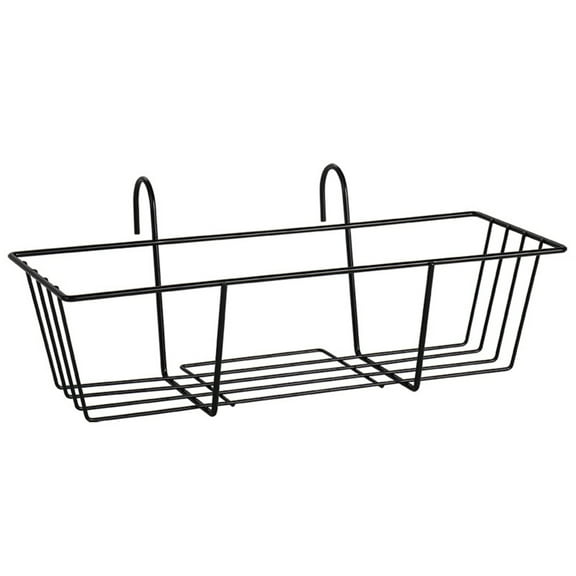 Hanging Planter Outdoor Railing Boxes for Deck Railings, Window Plant Shelves, Indoor & Outdoor Hanging Railing Pots