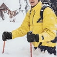 thumbnail image 4 of Yuarrent Guantes completos cálidos de invierno, impermeables, a prueba de viento, pantalla táctil, PU, ​​gruesos, resistentes a desgarros, guantes Suministros térmicos XXL Yuarrent HA070834-05, 4 of 6