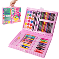 thumbnail image 4 of KIDDYCOLOR 87 Pcs Deluxe Kids Drawing & Craft Supply Kit, All in One Painting Coloring Tools Set with Plastic Case for Children, 4 of 9