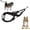 Black, variant on Dog Pulling Harness, Reflective X-Back Mushing Harness, Adjustable Weight Dog Sled Harness for Sledding, Bikejoring, Skijoring, Scootering, Canicross, Running