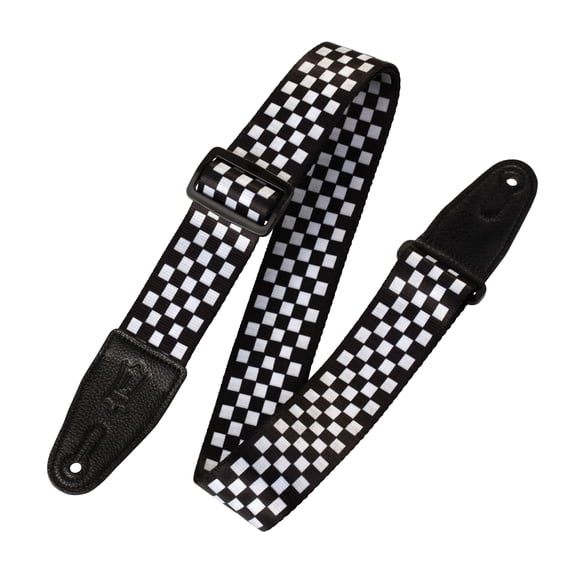 Polyester Guitar Strap - Checkerboard