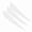 White, variant on Waterdrop Arrow Fletching Vanes 3 Inches Rubber Arrow Feathers for DIY Archery Target Practice Hunting and Shooting, 12-Pack White / 7.5 cm