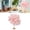 Pink, variant on YAHHU Modern Feather Table Lamp Touch Control 3-Color Dimmable USB Bedside Desk Light for Bedroom Living Room Nursery Home Decor (White, 21.7 inches / 55 cm)