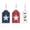 3 PCS, variant on VAIFTILNO American Flag Ornaments Patriotic Plastic Blown Ornaments Hanging Decorations for Tree 4th of July Christmas Independence Day Memorial Day Veterans Day Decorations