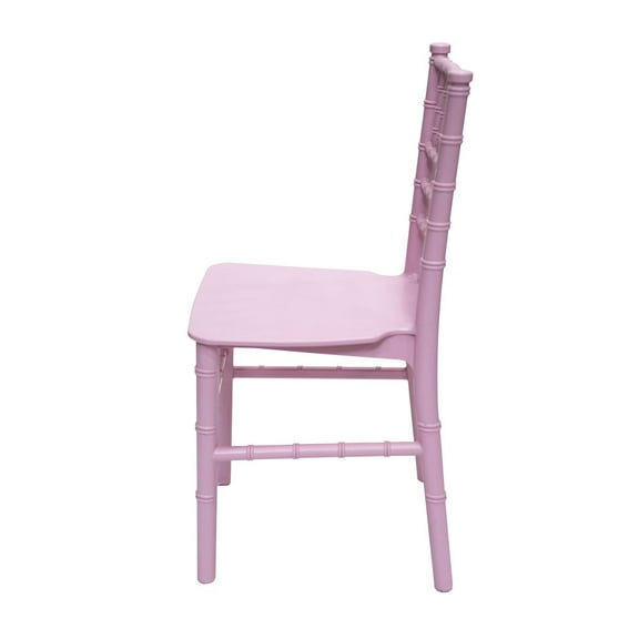 Commerical Seating Products Stackable Pink Polypropylene Chiavari Kid Chair-Pink