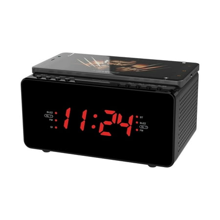alarm charging wireless clock